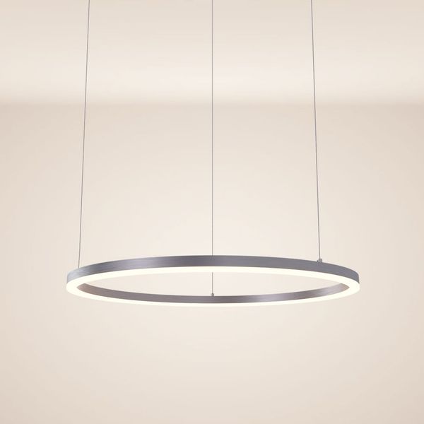 s.luce LED Ring Hängelampe Ø 80cm Aluminium