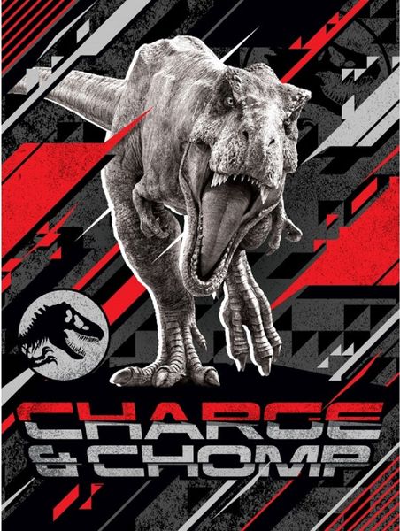 Jurassic World CHARGE AND CHOMP Fleecedecke - 130x170 cm