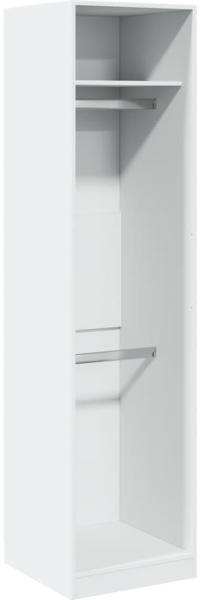 vidaXL Kleiderschrank Weiß 50x50x200 cm Holzwerkstoff 3307783