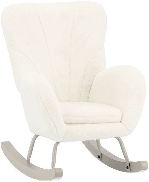 Kidsmill Schaukelstuhl Junior - Fell Weiß Weiß