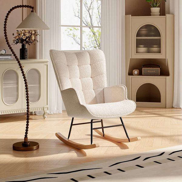 Furnishings Home Schaukelstuhl Polsterstuhl Sessel Stillsessel (Set)