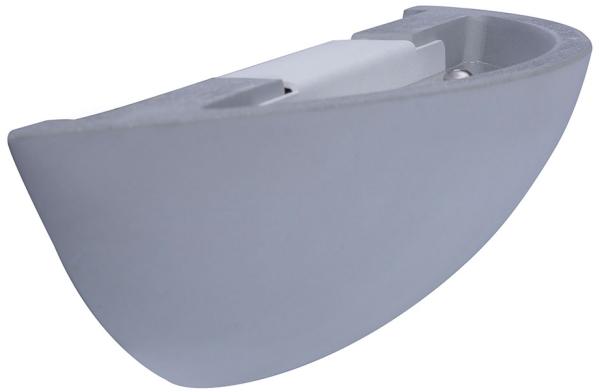 LED Wandleuchte, Beton grau, 30 cm