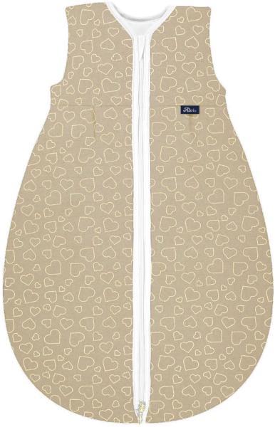 Alvi Mäxchen Schlafsack light Hearts Nature 110 cm Bild 1