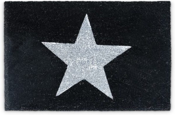 Fußmatte Kokos STERN SCHWARZ 10019008