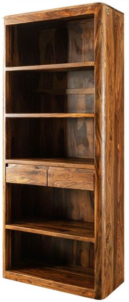 Regal Sheesham 88x40x205 walnuss gewachst TORONTO #218