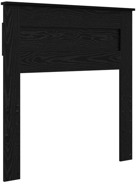 vidaXL Bettrahmen Schwarz Eichen-Optik 90 x 200 cm Holzwerkstoff 3410036 Bild 6