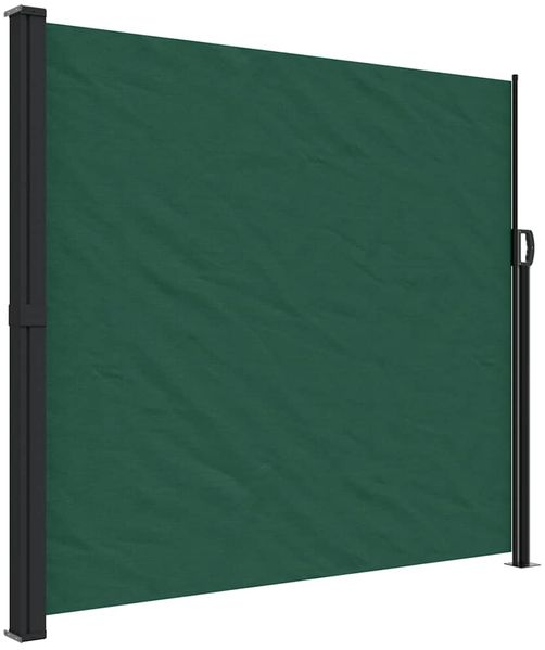 vidaXL Seitenmarkise Ausziehbar Dunkelgrün 180x500 cm 4004455 Bild 2