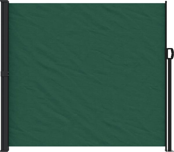 vidaXL Seitenmarkise Ausziehbar Dunkelgrün 180x500 cm 4004455 Bild 3