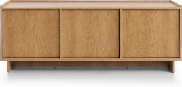 yourhouse24 Lowboard TV Lowboard Fernsehtisch YOSHI (147 cm) – Eiche Carmel (Japandi)