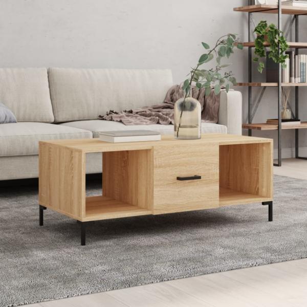 vidaXL Couchtisch Sonoma-Eiche 102x50x40 cm Holzwerkstoff 829303