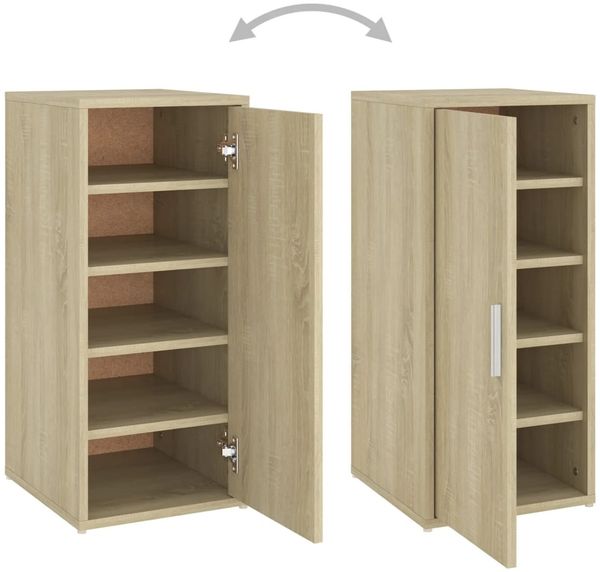 vidaXL Schuhschrank Sonoma-Eiche 32x35x70 cm Holzwerkstoff 808960 Bild 9