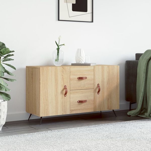 vidaXL Sideboard Sonoma-Eiche 100x36x60 cm Holzwerkstoff 828143