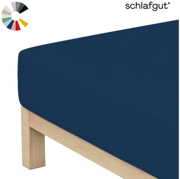 Schlafgut Mako Jersey Spannbetttuch Spannbettlaken 90x200 100x200 Bild 1