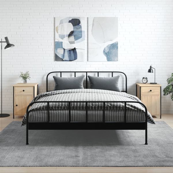 vidaXL Nachttische 2 Stk. Sonoma-Eiche 40x42x60 cm Holzwerkstoff 825906