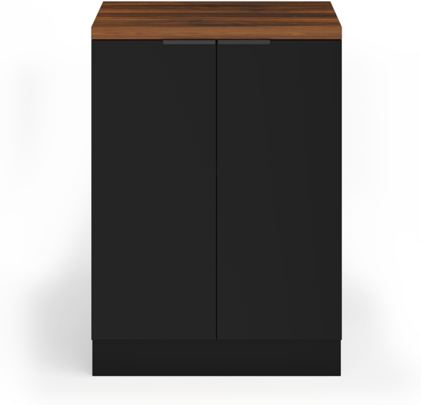 blumfeldt Spülenunterschrank WoodVista (Set) Unterschrank Schubladen 60cm Metallgriff Arbeitsplatte