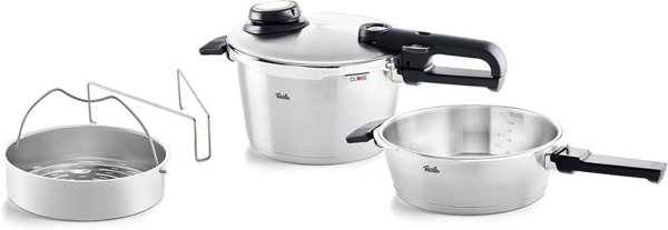 Fissler Vitavit® Premium Schnellkochtopf-Set 2-tlg. 22 cm / 4,5 + 2,5 Liter Bild 5