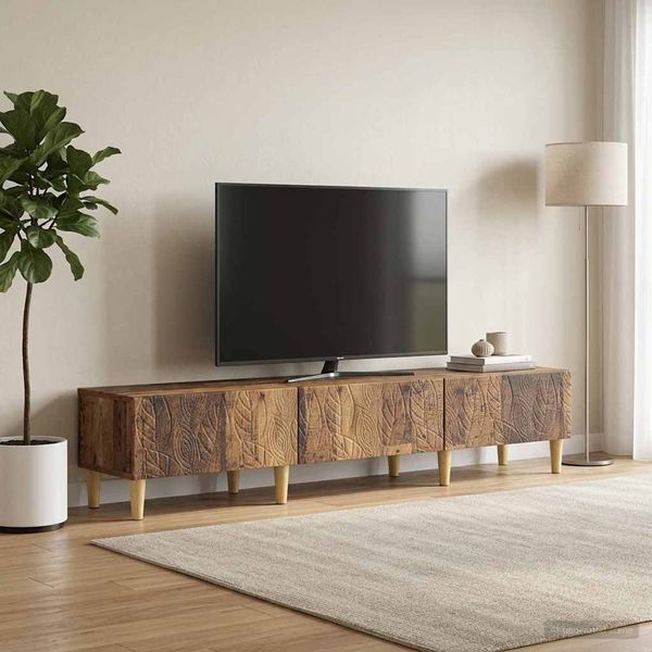 vidaXL TV-Schränk 147 x 34,5 x 30 cm Altholz Holzwerkstoff 895173