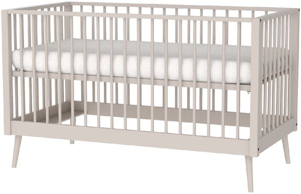 Europe Baby Evy Babybett Oatmeal 70 x 140 cm Beige - Material: massiv Buchenholz - Babypark. de