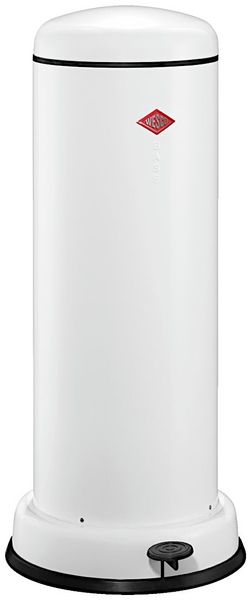 Wesco 'Big Baseboy 30' Abfalleimer, Stahlblech, 30 Liter, Weiß Bild 2