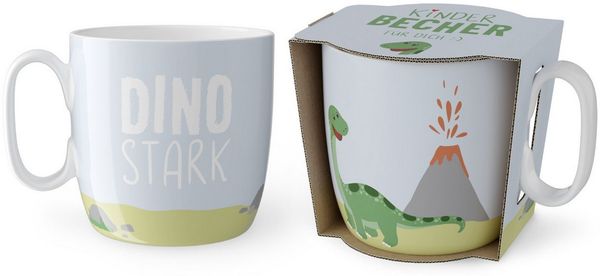 Kindertasse Kinderbecher Tasse Becher Porzellan 150ml la vida Dino 9403811