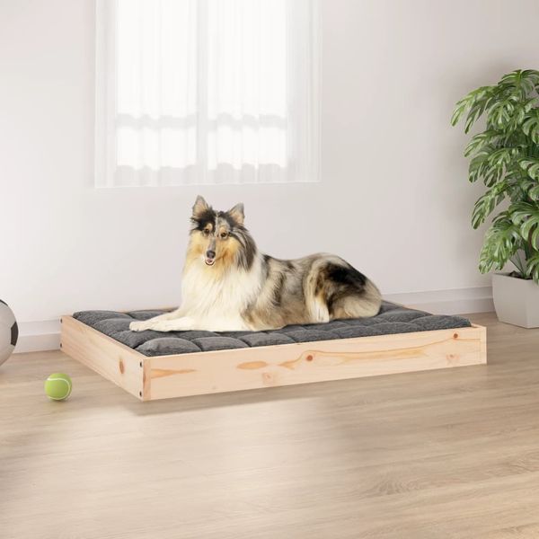 vidaXL Hundebett 91,5x64x9 cm Massivholz Kiefer 820861