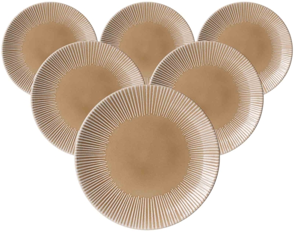 Ritzenhoff & Breker Banda Speiseteller ø 27 cm 6er Set Beige