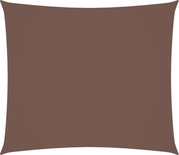 vidaXL Sonnensegel Oxford-Gewebe Rechteckig 2x2,5 m Braun 135804