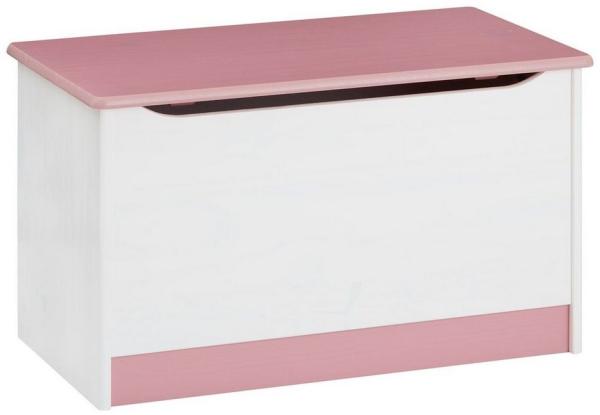 IDIMEX Spielzeugtruhe HANNAH (Set), Spielzeugtruhe Kiste Aufbewahrungsbox Kindermöbel Kiefer massiv Truhe