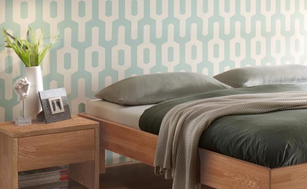 Hasena Trento Rapallo Massivholzbett 120x200 Eiche bianco, geölt 20 Bild 3