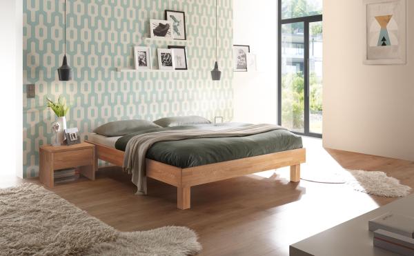 Hasena Trento Rapallo Massivholzbett 120x200 Eiche bianco, geölt 20 Bild 2