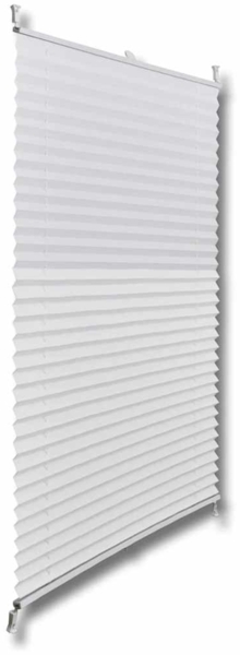 vidaXL Verdunklungsplissee 70×150 cm Weiß 240599 Bild 2