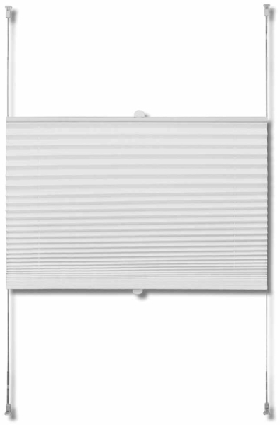 vidaXL Verdunklungsplissee 70×150 cm Weiß 240599 Bild 3
