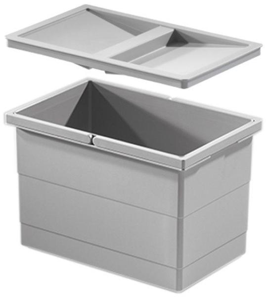Hailo Einbaumülleimer Hailo Inneneimer 1073979 mit Deckel 350 x 226 x 220 mm 2 Henkel