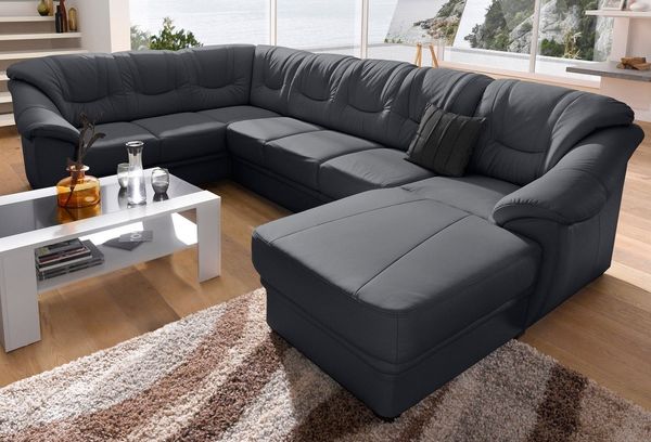 sit&more Wohnlandschaft Savona U-Form, B: 320 cm, optional Bettfunktion, Federkern