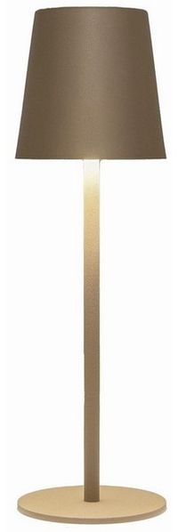 Coen Bakker Deco BV LED Tischleuchte Touch Tischlampe Dimmbar Akku IP44 Glatt Klein, Touch-Funktion, LED fest verbaut, Warmweiß, Kaltweiß, Tageslichtweiß