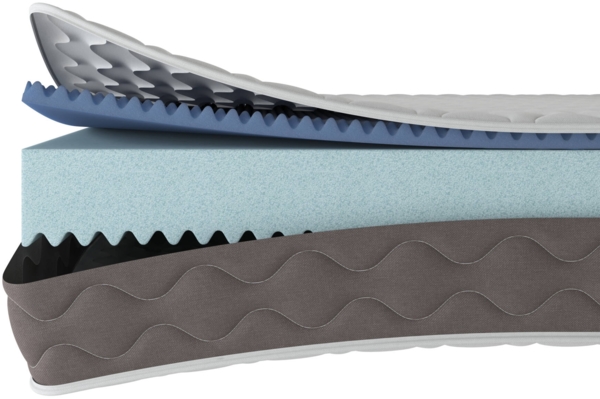 Dmora Einzelne Matratze Davie, Produkt aus Memory-Schaum, Schlafzimmermatratze, Schlafunterstützung, Made in Italy, 80x200 h21 cm, Weiß Bild 6