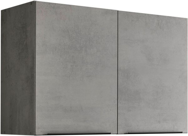 BASIC by Balculina Hängeschrank Sanibel Küchenschrank, Küchenhängeschrank BxHxT 90 x 60 x 35 cm (1-St) Breite 90cm, Melaminbeschichtung, 2 Türen und 2 Einlegeböden