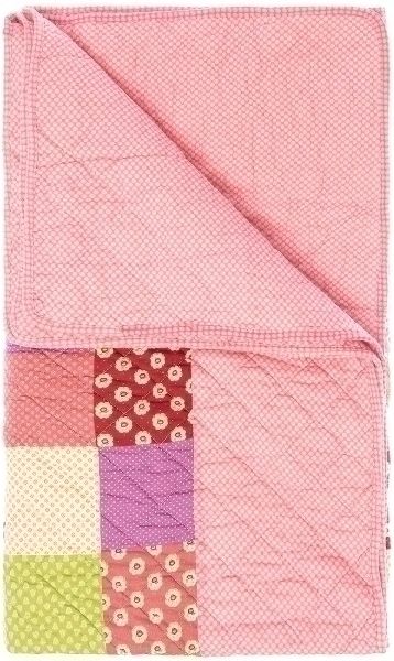 Patchwork Decke Francesca I Baumwolle Mehrfarbig