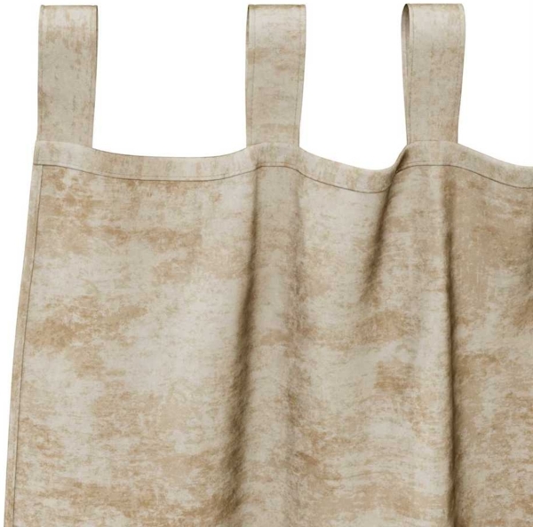 vidaXL Samtvorhänge mit Vorhängen 2 pcs Creme 225 x 140 cm Samt 4107735 Bild 4