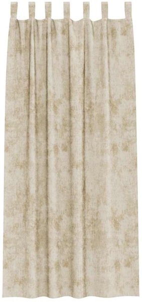 vidaXL Samtvorhänge mit Vorhängen 2 pcs Creme 225 x 140 cm Samt 4107735 Bild 3