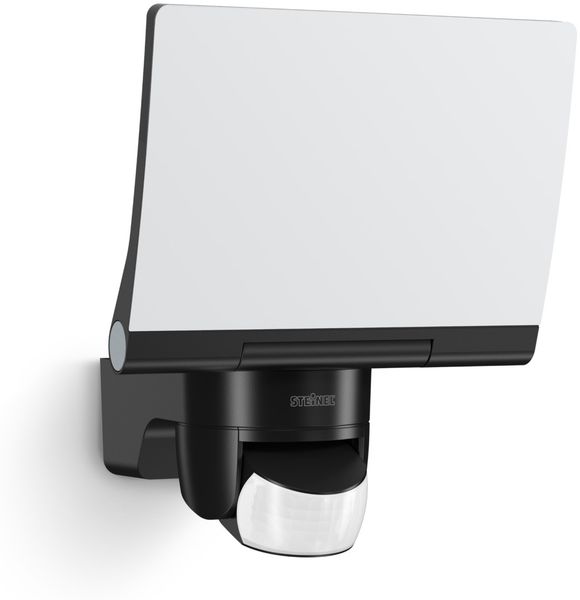 Steinel LED-Außenstrahler XLED home 2 XL S schwarz, 19,3 W Flutlicht, 180° Bewegungsmelder, 10 m Reichweite