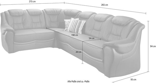 sit&more Ecksofa Bellevue L-Form, wahlweise mit Bettfunktion Bild 4