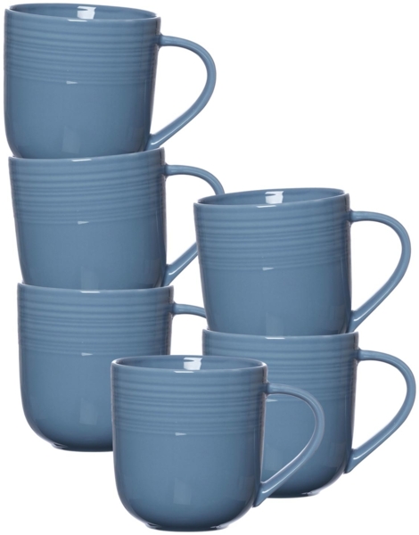 Ritzenhoff & Breker Levi Kaffeebecher 400 ml blau 6er Set