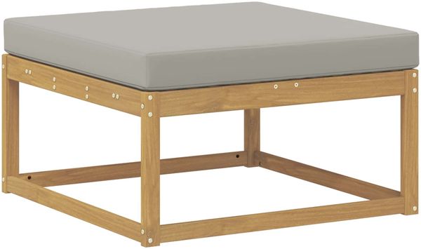 vidaXL Outdoor-Sofagarnitur 8 pcs Weiß und Hellgrau 3386850 Bild 4