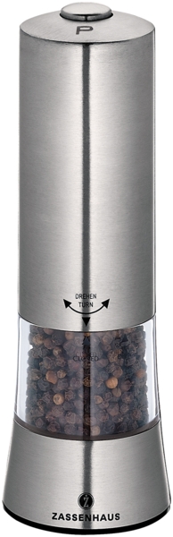 Zassenhaus Gera Pfeffermühle Elektrisch Edelstahl 18cm
