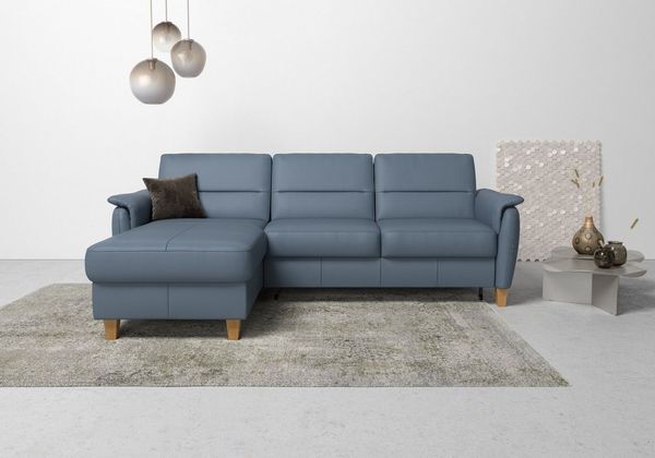 Home affaire Ecksofa Palmera L-Form, Federkern, wahlweise mit Bettfunktion und mit/ohne Bettkasten