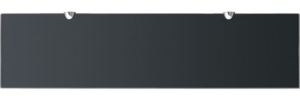 vidaXL Schwebendes Regal, Glas schwarz, 0,8 x 20 x 80 cm Bild 3