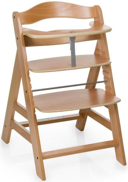 Hauck 'Alpha+' Treppenhochstuhl, natur, ab 6 Monaten, mitwachsend, höhenverstellbar, bis 90 kg belastbar