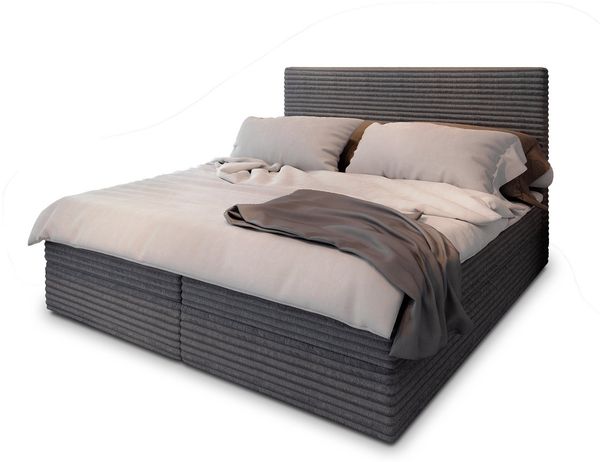 Masseno Boxbett PISA 180x200 cm mit Bonell Matratze und Topper