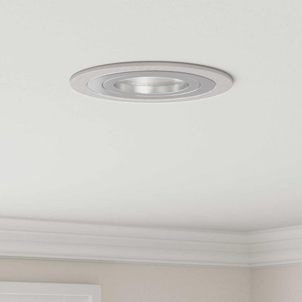 vidaXL Spotlight Silber 9 x 9 x 2 cm Aluminium 4108147